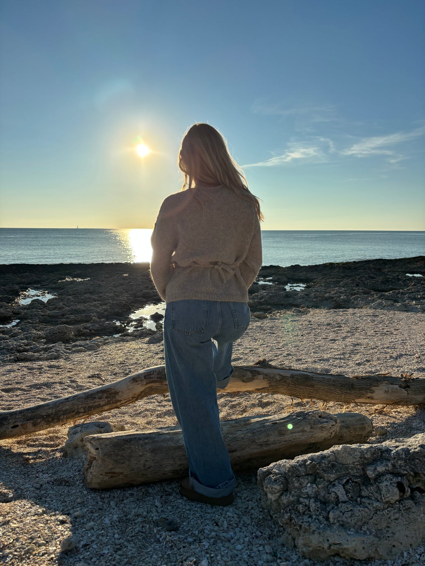 Gilet Cache cœur Cléa beige