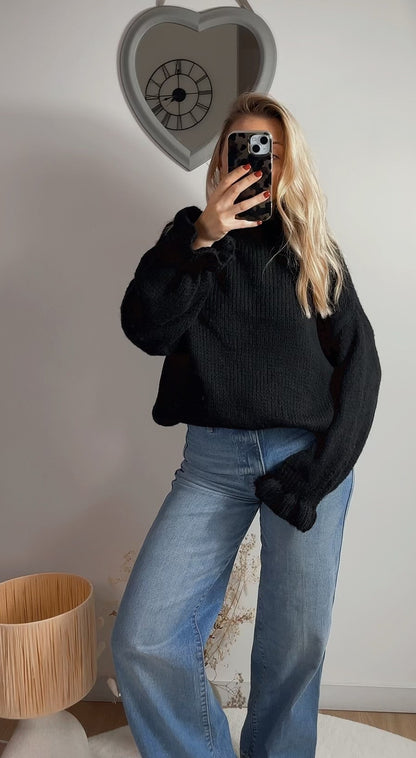 Pull doux ANNA Noir