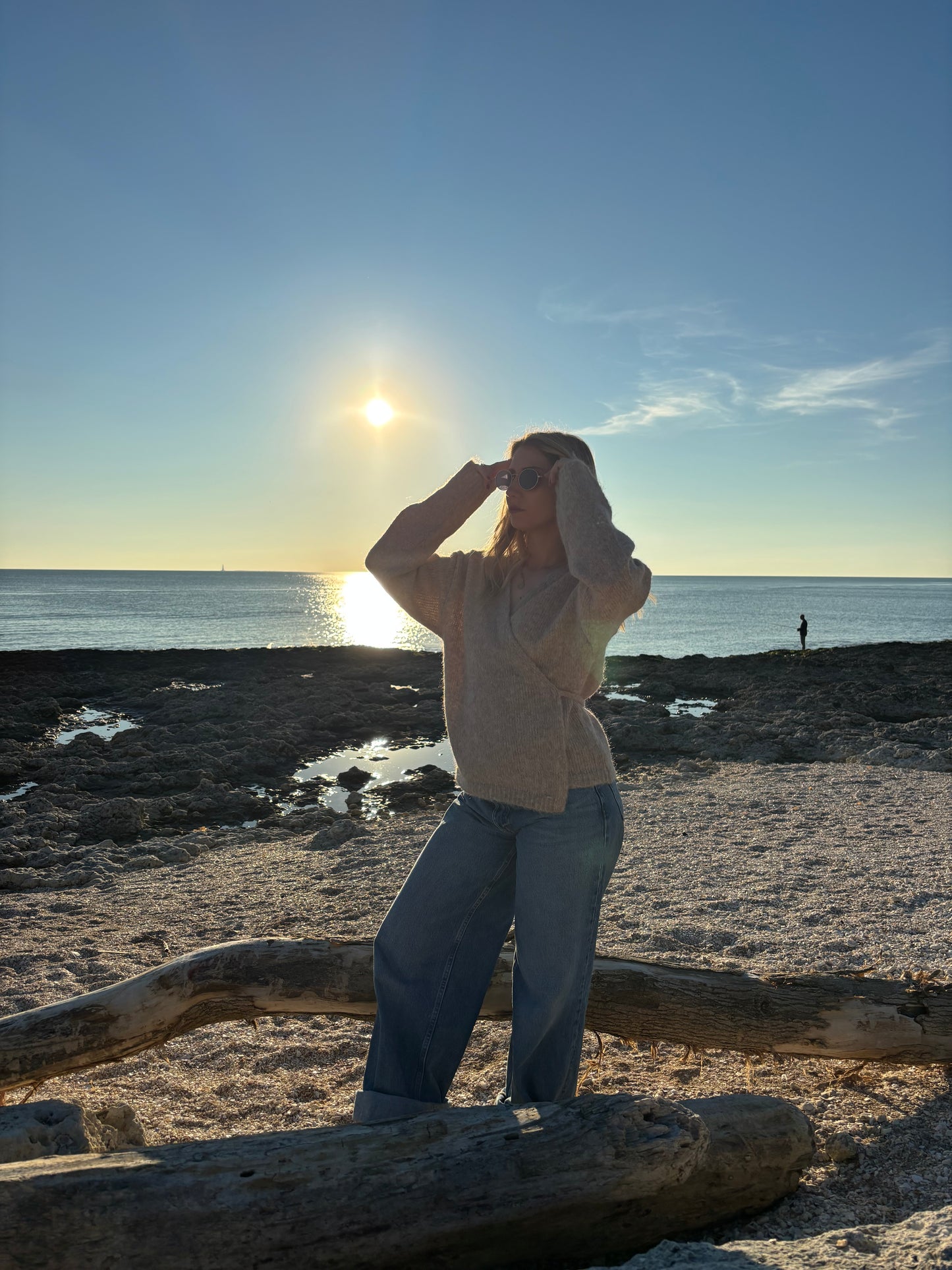 Gilet Cache cœur Cléa beige