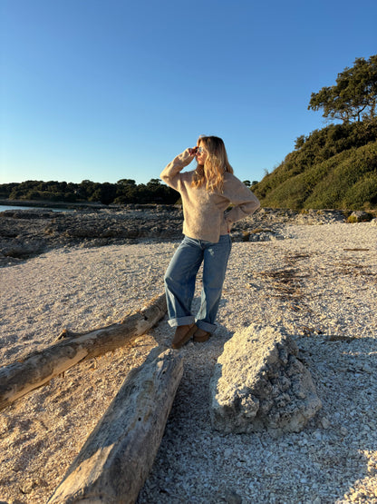 Gilet Cache cœur Cléa beige