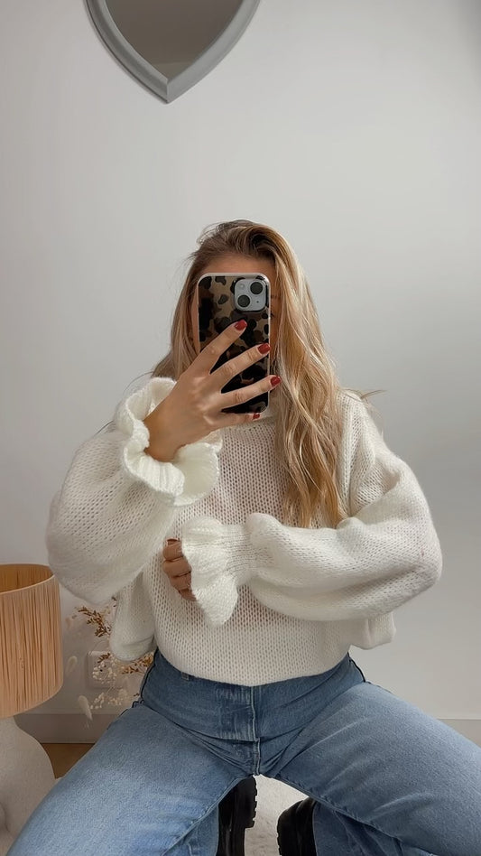 Pull doux ANNA BLANC