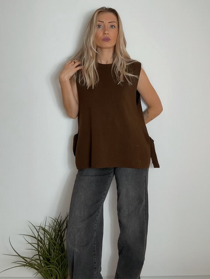 Pull sans manches Choco